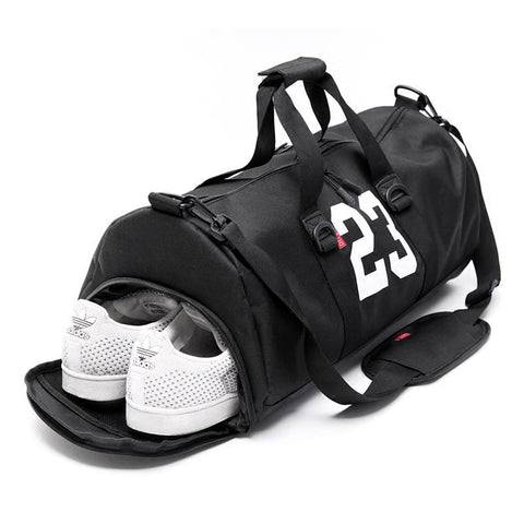 Shoes Compartment Sports Duffel Bag