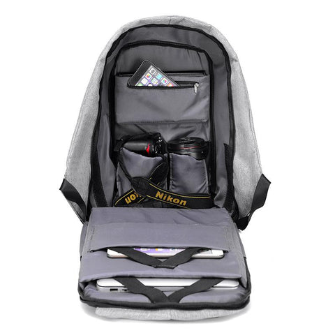 Anti Theft USB Charging Travel Backpack
